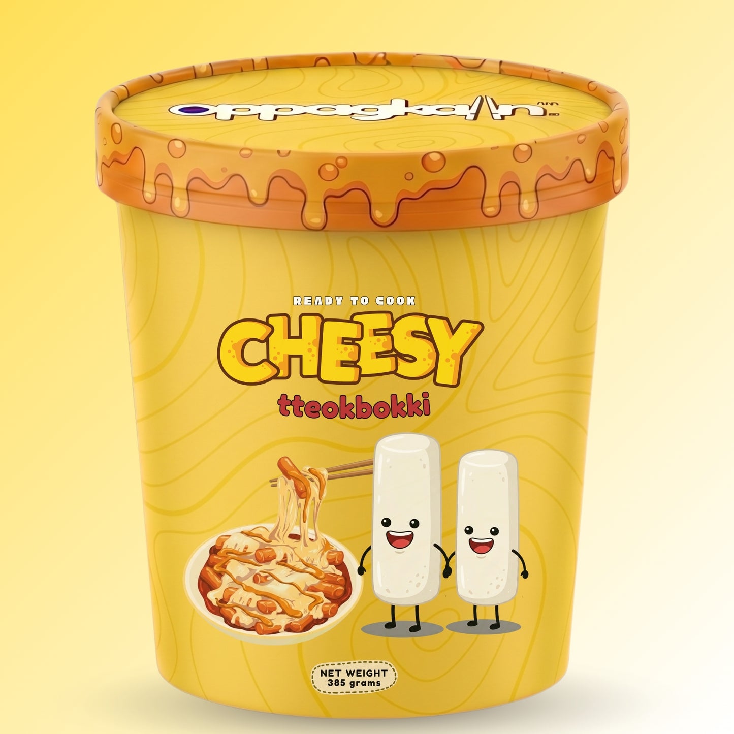 OPPAGKAINPH Ready to Cook Cheesy Tteokbokki 385 grams