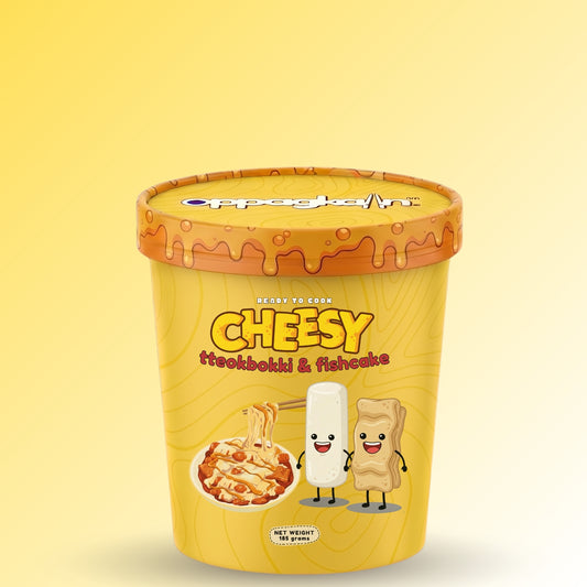 OPPAGKAINPH Ready to Cook Cheesy Tteokbokki & Fish Cake 185 grams